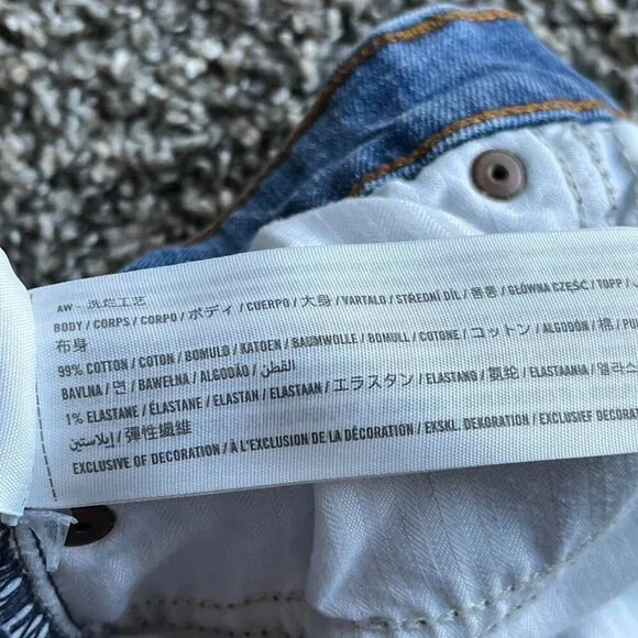 Abercrombie Fitch Blue High Rise, Skinny Jeans, Women's 24 Denim Jeans - Picture 7 of 7